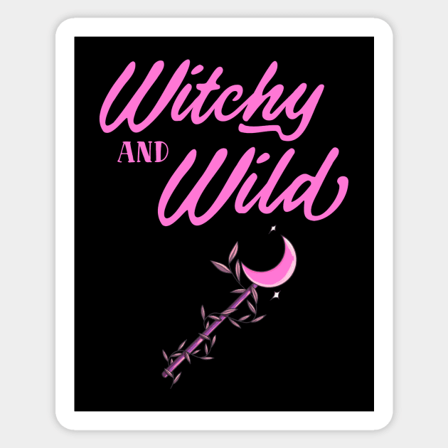 Witchy And Wild Sticker by My Tribe Apparel